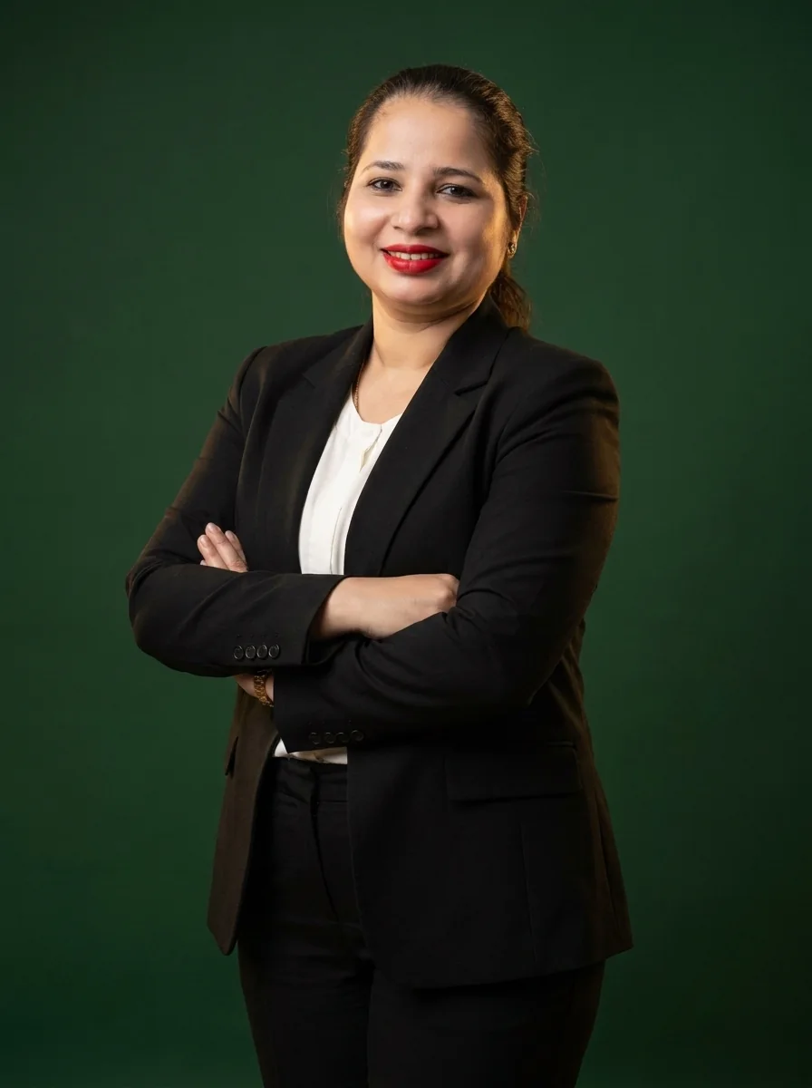 Ruchika Mudgal, Founder of Lakshya Foods Limited, studio portrait