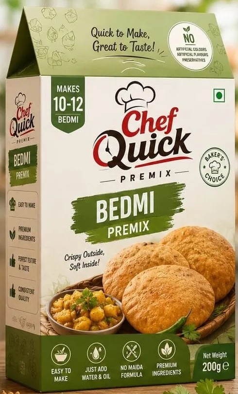 Chef Quick Bedmi Premix box