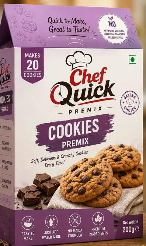 Chef Quick Cookies Premix box