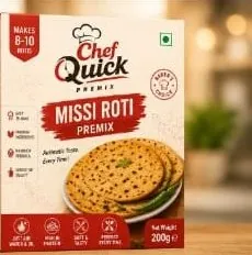 Chef Quick Missi Roti Premix box